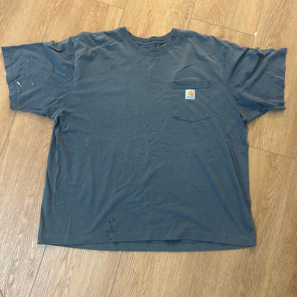 Vintage Carhartt Blue Grey T shirt